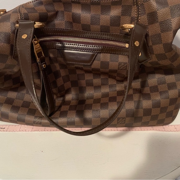 Authentic Louis Vuitton Evora GM Tote Should Bag- Damier Ebene - Picture 8 of 10